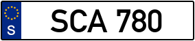 Truck License Plate